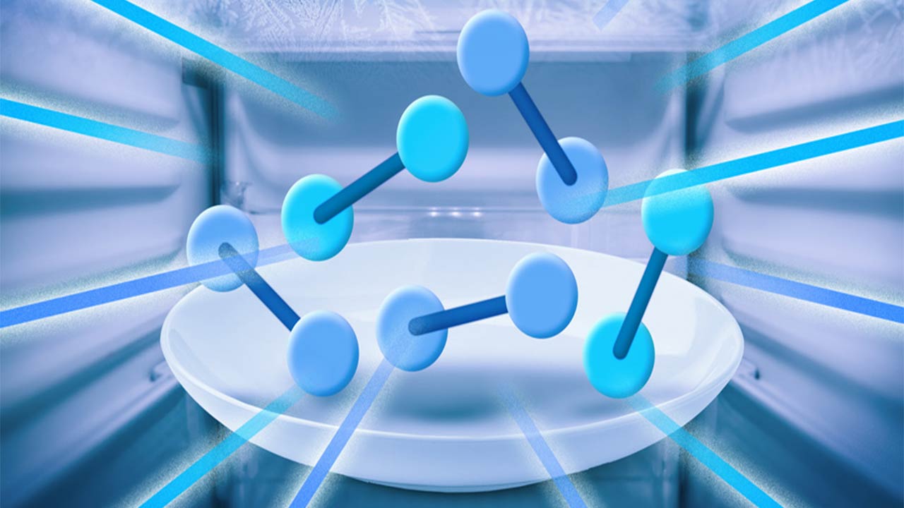 یخچال مولکولی برای سرمایش مولکول‌ها تا ۲۰۰ میلیاردیم کلوین