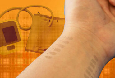 برچسب الکترونیکی برای اندازه‌گیری فشار خون