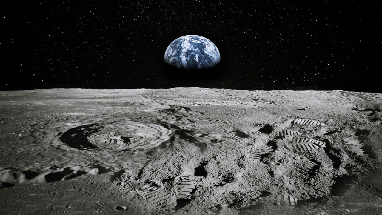 گرافن چند لایه در خاک ماه کشف شد