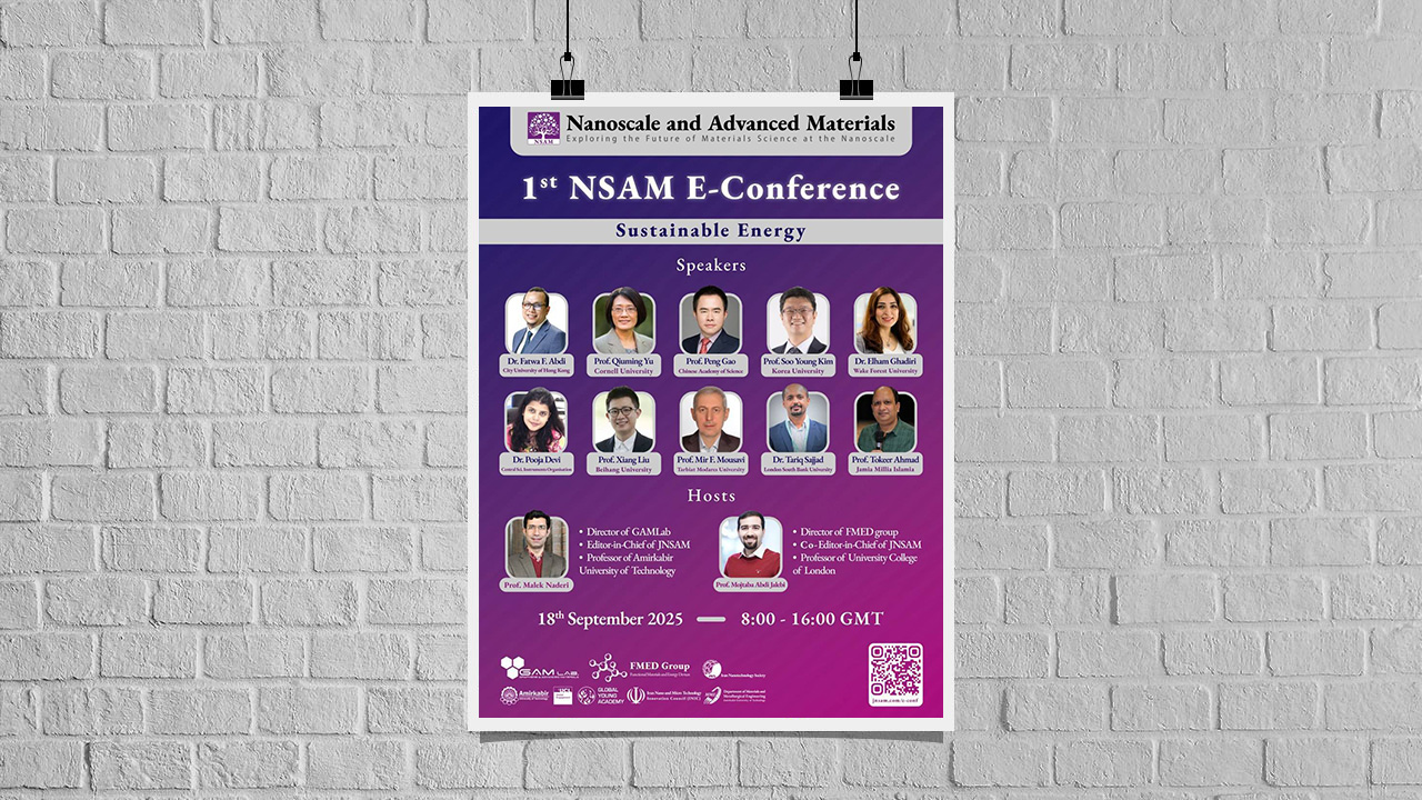 اولین کنفرانس الکترونیکی مجله NSAM با محوریت انرژی‌های پاک برگزار می‌شود