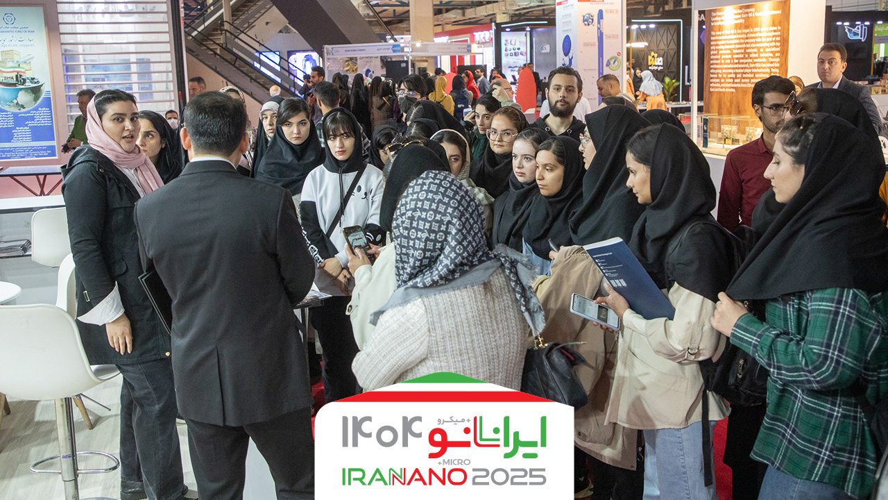 غرفه‌پیمایی در شانزدهمین نمایشگاه نانو؛ میزبانی از بیش از ۱۸۰۰ دانشجو و دانش‌آموز