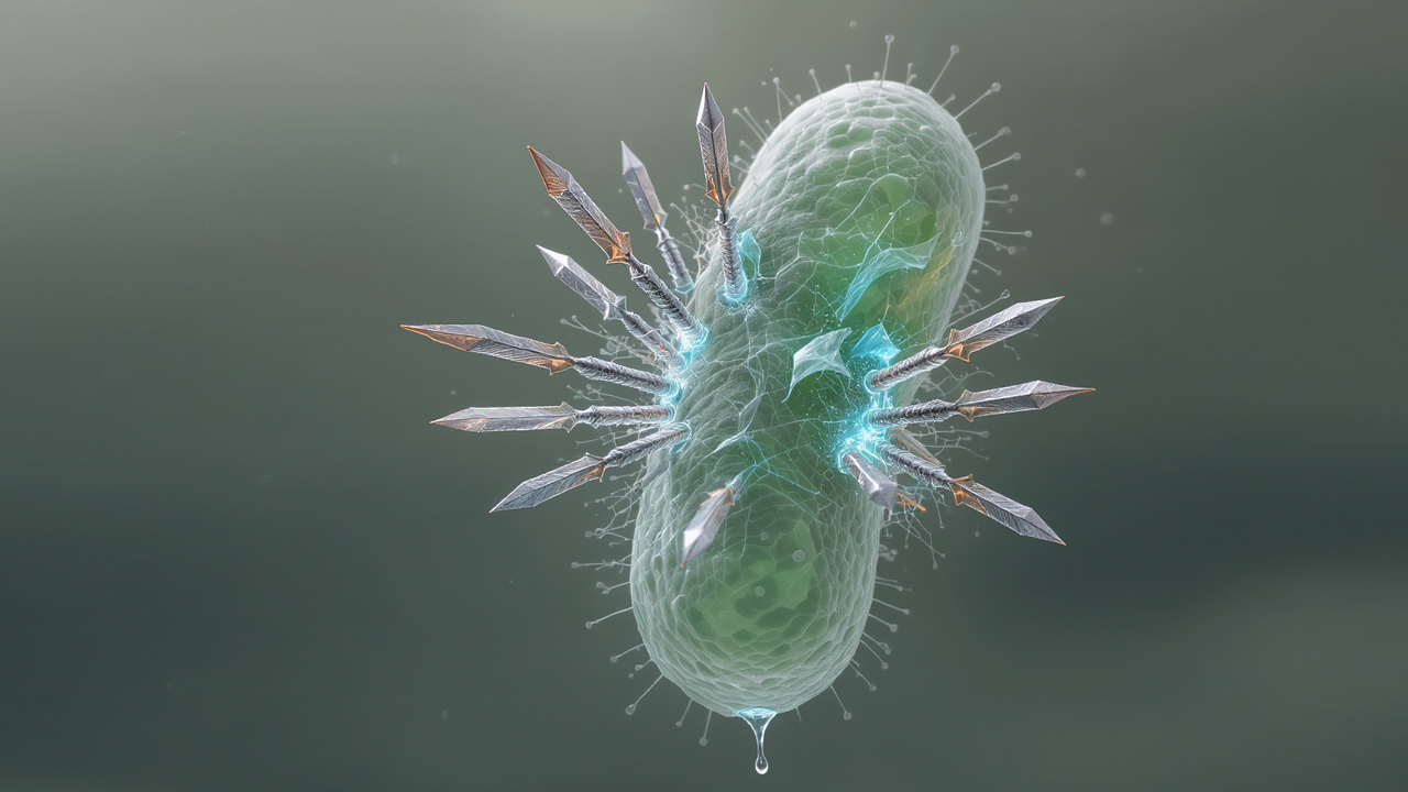 چارچوب‌های آلی فلزی با «خنجرهای مولکولی» باکتری‌ها را سوراخ می‌کنند