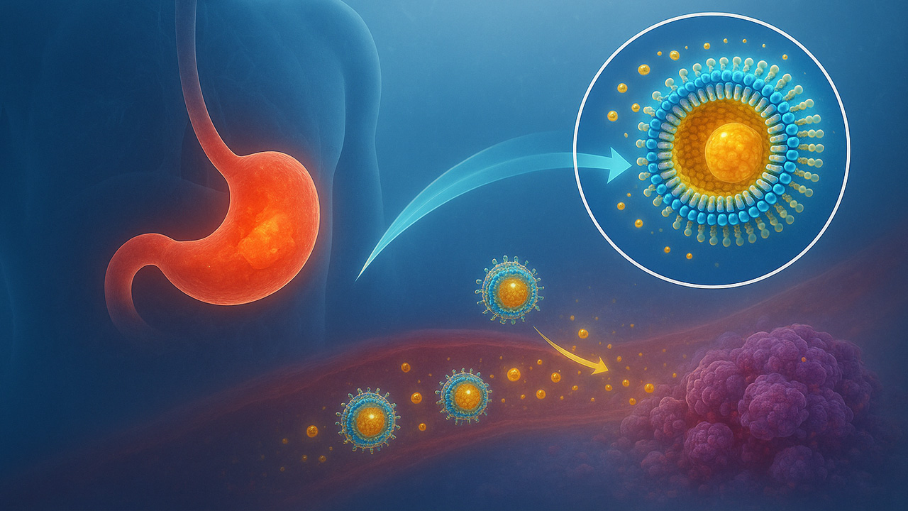 درمان هدفمند سرطان معده با نانولیپوزوم‌های کورکومین؛ ترکیب فناوری نانو و یادگیری ماشین