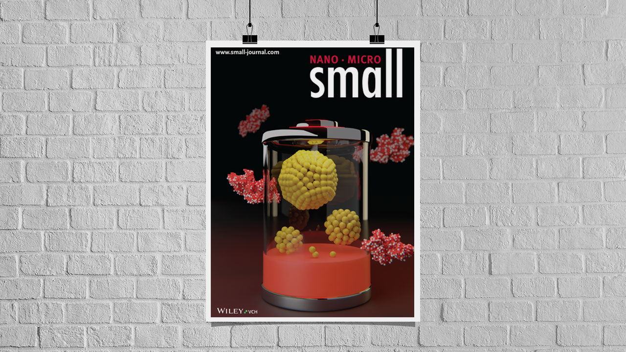 مقاله‌ی ایرانی درباره نانوخوشه‌های فلزی روی جلد مجله Small قرار گرفت