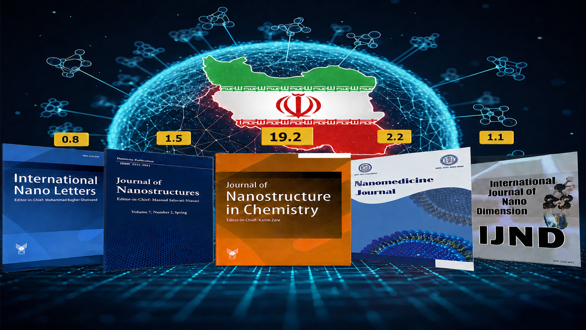 نشریات ایرانی فناوری نانو در مسیر ارتقای جایگاه بین‌المللی؛ ۵ نشریه در JCR 2025